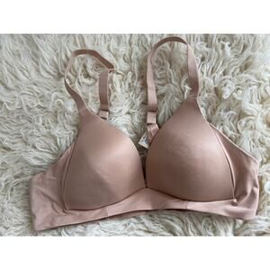 Aerie Bra 34A Nude Real Good Lightly Lined Wireless New